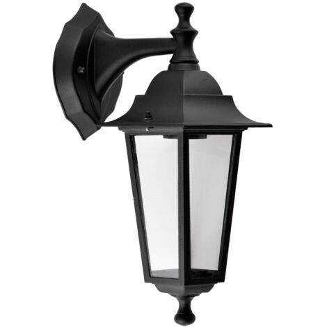 APLIQUE EXTERIOR DESCEN NEG ESTRECHO - 60W E27