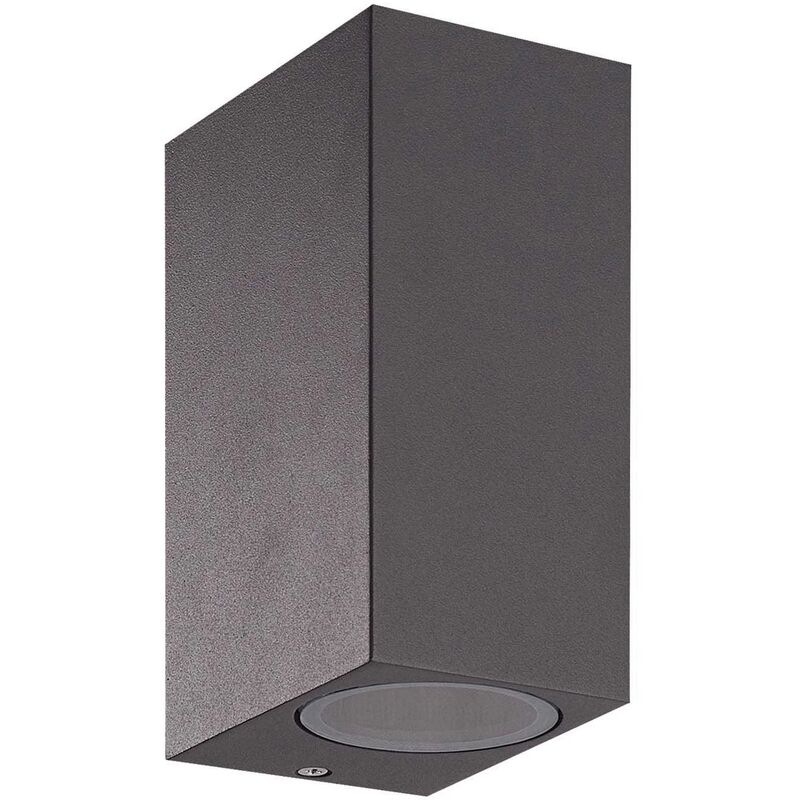 

APLIQUE EXTERIOR FEROX 2 LUCES GU10 ANTRACITA - Lúzete
