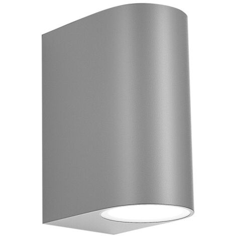 Aplique Exterior Gacela 2xgu10 Gris Ip44