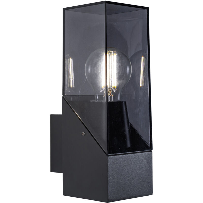 Aplique Exterior IP54 led 15W Gris Urbano E27 para Jardín, Terraza, Entrada