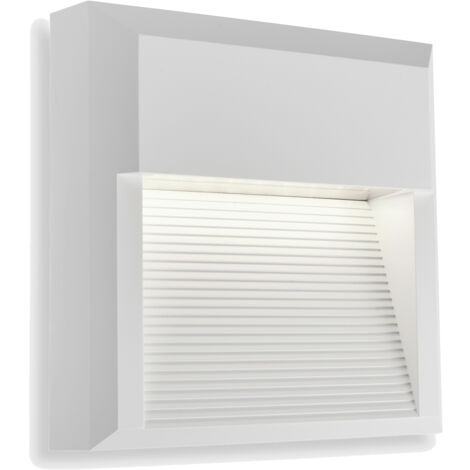 Aplique Exterior IP66 Kossel Indirect Square 200MM LED 7W Blanco Neutro 4000K