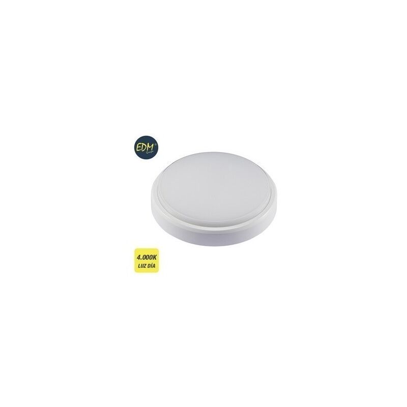 

Aplique Ilumin 18w 1300lm 4000k Ø21cm Ip44 Ext Pl Bl Cir - EDM
