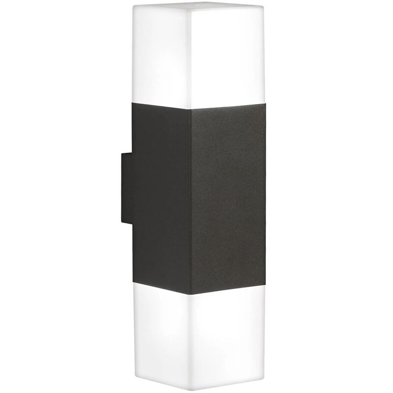

APLIQUE EXTERIOR LED BELFAST 4W E14 LUZ ARRIBA Y ABAJO ANTRACITA - Lúzete