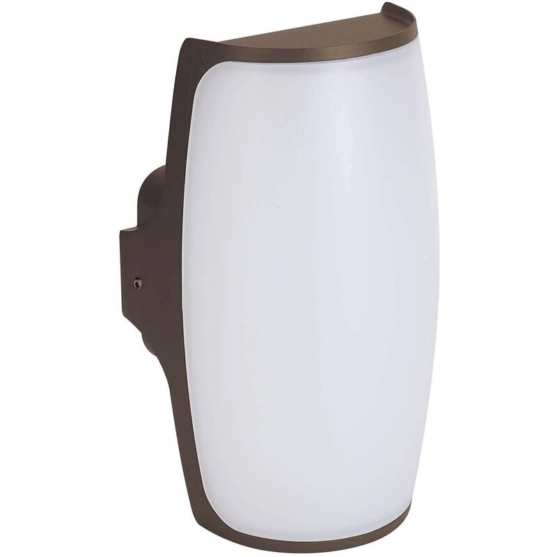 

APLIQUE EXTERIOR LED HUDDINGE 12W Y 4000K MARRÓN ÓXIDO - Lúzete