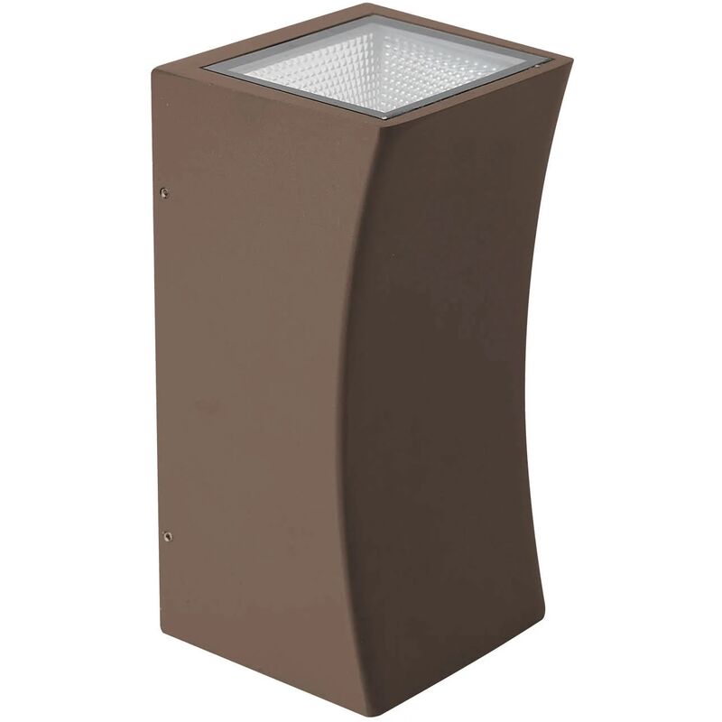 

Lúzete - Aplique Exterior Led Norrland 10W 4000K Marrón Óxido