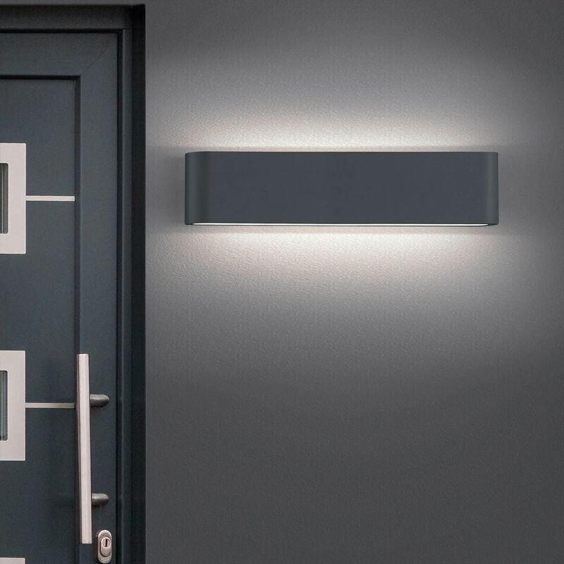 

APLIQUE EXTERIOR LED TUERIS 2x8W 3000K ANTRACITA - Lúzete