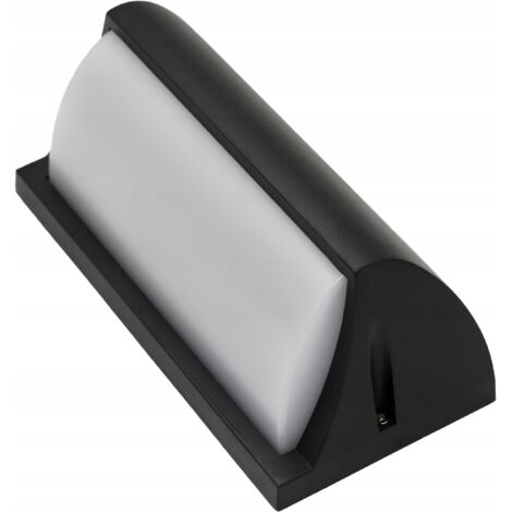 APLIQUE EXTERIOR NEGRO DRACO IP54 E27 FACHADA JARDÍN IDEAL