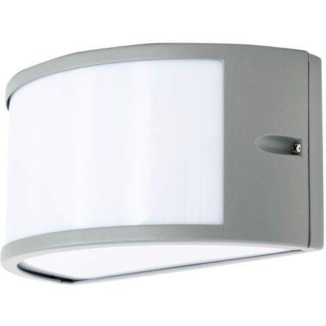 Aplique exterior Tua 1xE27 gris claro