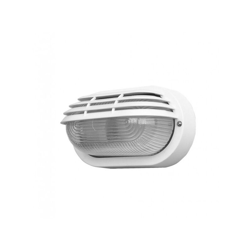 Lampe murale ext.ovale canopus small 1xe27 polycarbonate blanc 10x20,5x11,5 cm ip44 Lampe murale ext.ovale canopus small 1xe27 polycarbonate blanc 10x20,5x11,5 cm ip44