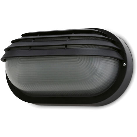 Aplique FAR IP44 E27 21W Negro