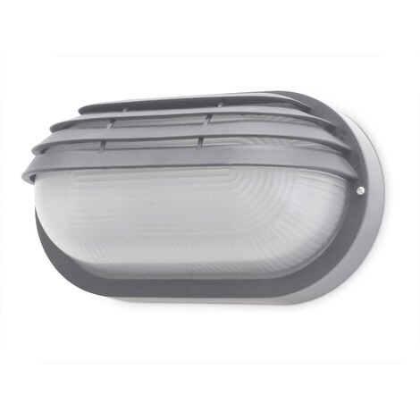 DOPO Aplique FAR Oval Small IP44 E27 12W Gris