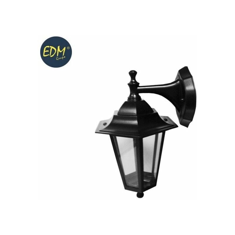 

Aplique farol aluminio negro mod. zurich 60w E27 IP44