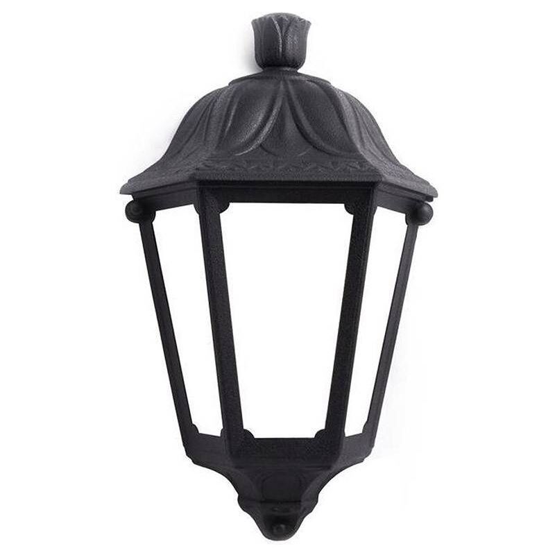 

Aplique farol de pared IESSE OPAL E27 IP55 | Negro - Fumagalli