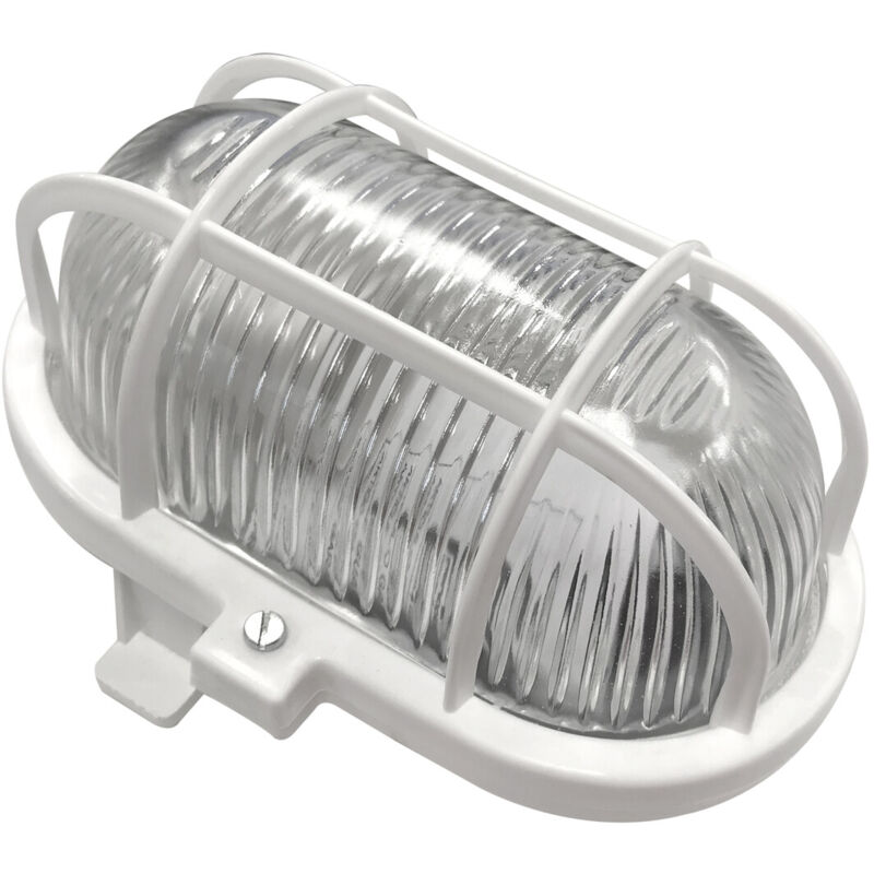 

Aplique estanco oval blanco E27 IP44 181x120x112mm (Fenoplástica 7004B)