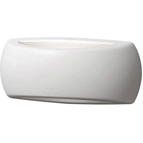 INTERLUSA Aplique FRANCY 1xE27 IP66 13al resina blanca