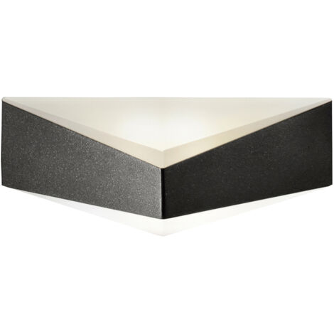 Aplique GEOMETRIC IP65 E27 LED Bulb 10W up-down Antracita