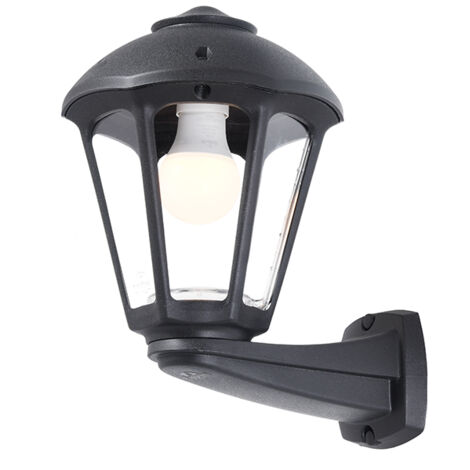 Aplique GIAMPY 1xE27 IP55 L.21xAn.27xAl.31,5cm resina negra
