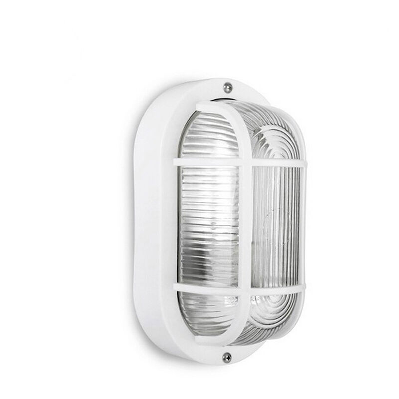 

Aplique ip54 oval blanco e27 40w 20x11,3cm mod. ovalo tarragona - EDM