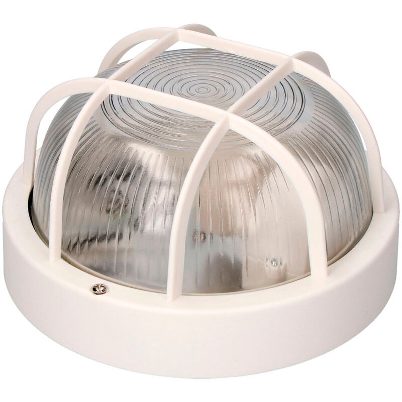 

EDM Aplique ip54 redondo blanco e27 40w diametro: 18,5cm modelo tarragona