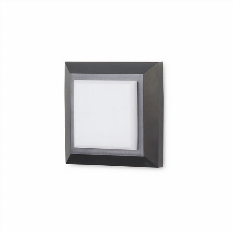 

Aplique Ip65 Grove Diffuser Square Led 2W 4000K Negro 172Lm - Negro - Forlight