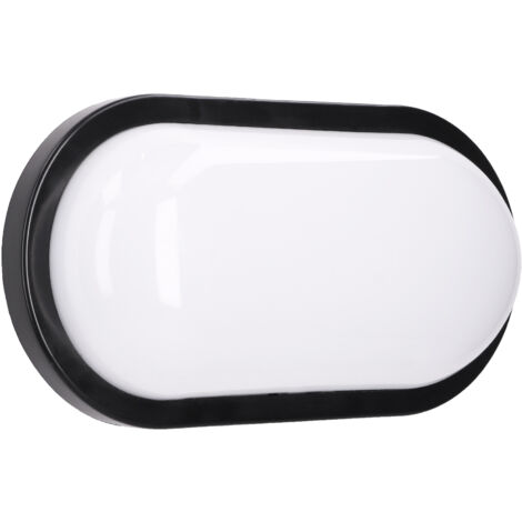 Aplique Ip65 New Flash Led 13,4W 3000K Negro 1401Lm