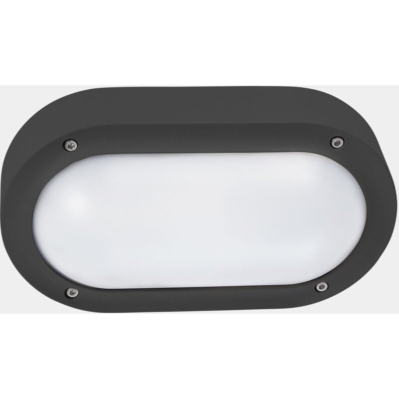 Leds-c4 - Aplique Ip66 Basic Led 6.7W Sw 2700-3200-4000K On-Off Gris Urbano 721Lm