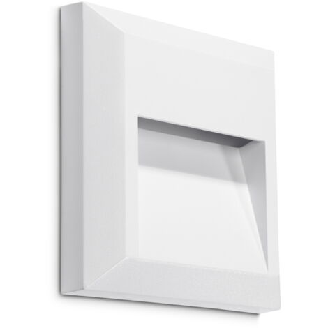 Aplique Ip66 Kossel Indirect Square 125Mm Led 1.5W Blanco Neutro - 4000K Blanco