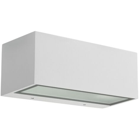 Aplique Ip66 Nemesis Aluminium 90220Mm E27 15W Blanco