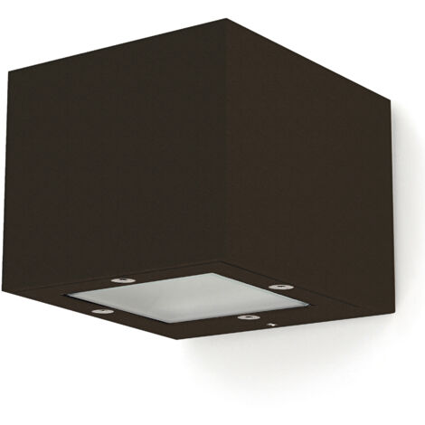 Aplique ISORA IP65 Corte de fase L,C LED COB AC 2x4W 345lm(152lm) CRI90 3000K up-down Marrón cobrizo