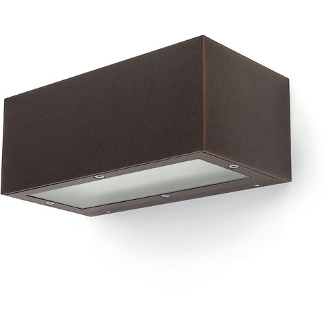 Aplique ISORA IP65 E27 20W up-down Marrón cobrizo