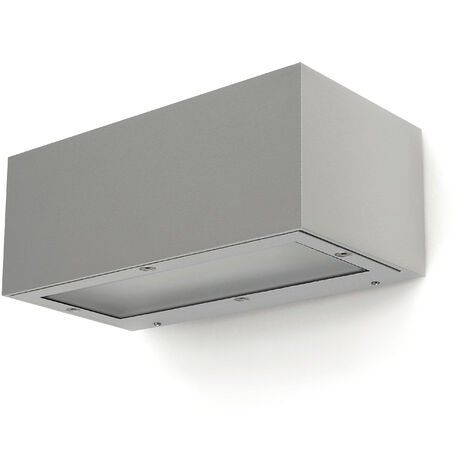 Aplique ISORA IP65 LED SMD 2x8.30W 1500lm(840lm) CRI80 3000K up-down Gris