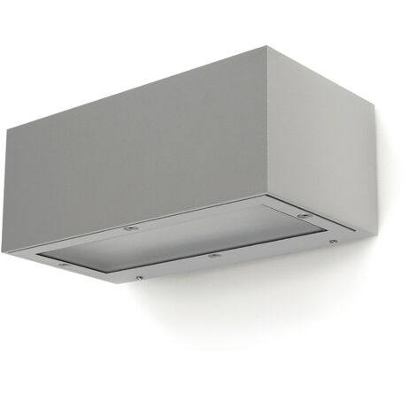 Aplique ISORA IP65 LED SMD 2x8.30W 1595lm(893lm) CRI80 4000K up-down Gris