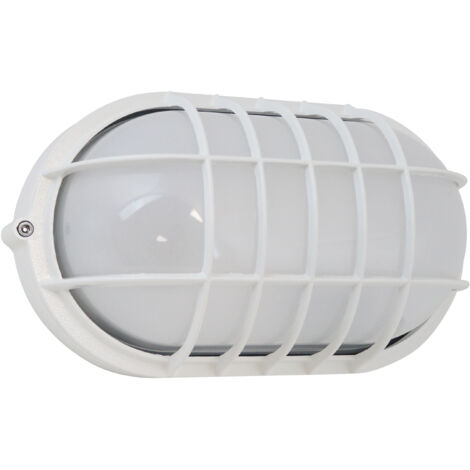 Aplique IVER Oval Grid IP65 LED SMD AC 13W 1790lm CRI80 3000K Blanco