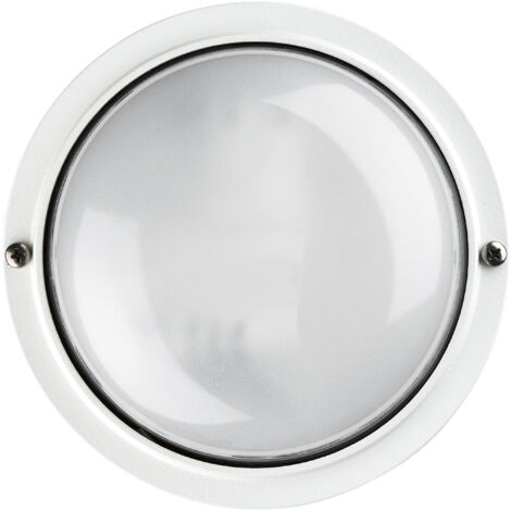 Aplique IVER Round IP65 LED SMD AC 9W 1120lm CRI80 4000K Blanco