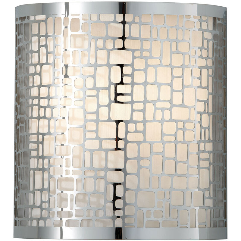 

Joplin - Aplique de pared interior 1 luz Cromo, E14 - Elstead