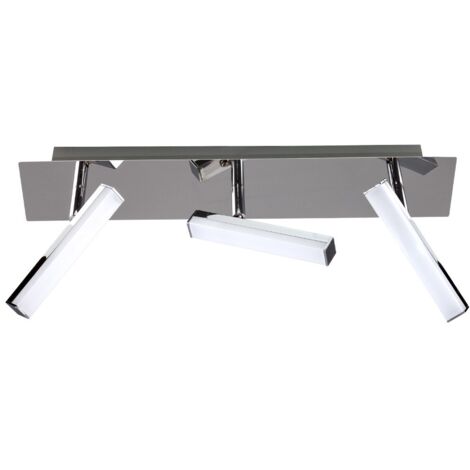 Aplique jorge 3x5w led 1200lm 3000k l.42xan.10,5xal.7,5cm cromo
