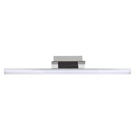 Aplique jorgina 1x10w led 800lm 3000k l.55,5xan.7xal.8cm cromo