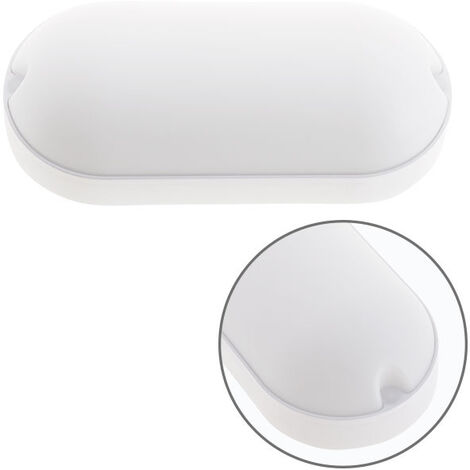 Aplique KASAI IP65 1x18W LED 1260lm 3000K L.21xAn.9,5xAl.5,2cm Blanco