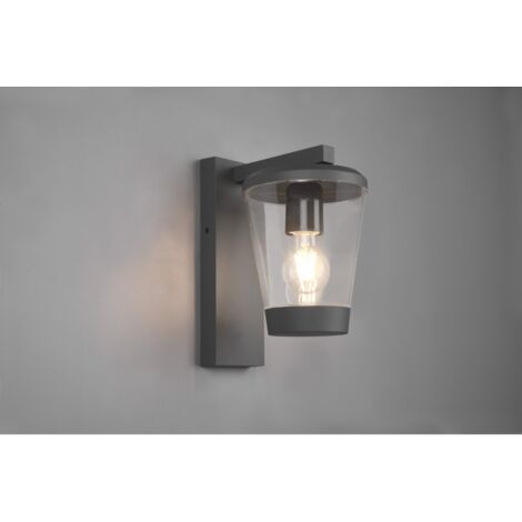 Aplique Lantern Cavado Antracita Aluminio IP44 Trio Lighting