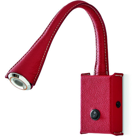 Aplique lector SKIN LED SMD 2W 160lm CRI80 3000K Rojo