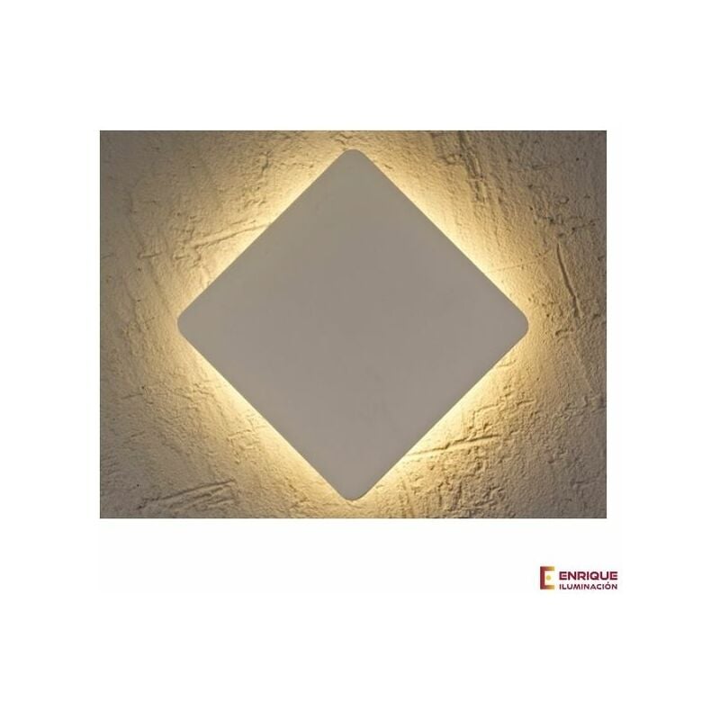 

Aplique de pared Bora Bora cuadrado 6 w / 12 W | Blanco | 12W - 0