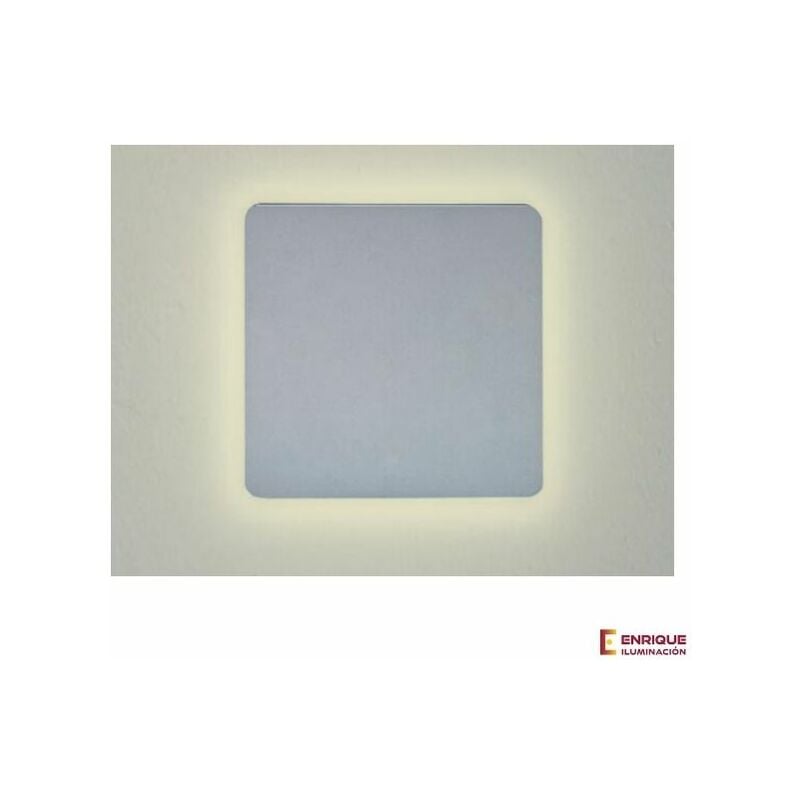 

Mantra - Aplique de pared Bora Bora cuadrado 6 w / 12 W | Plata | 6W - 0