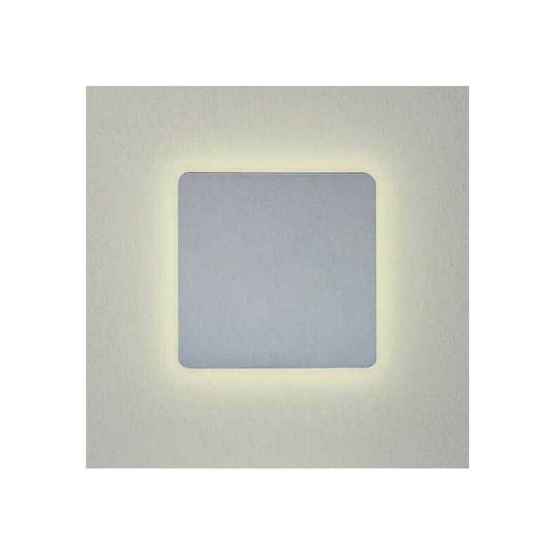 

Mantra - Aplique cuadrado plata Led 12W SERIE BORA BORA