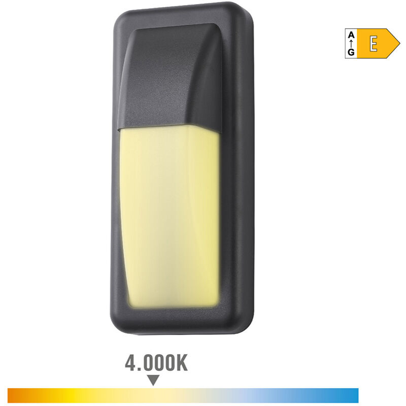 

Aplique led 6w 200 lumens 4.000k luz dia ip65 rectangular vertical - EDM