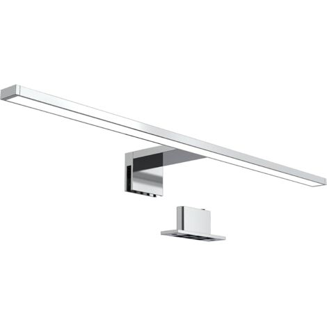 Aplique LED de baño de 40 cm, luz de espejo, luz de armario, 8 W, 4000 K, 780 lm, IP44, blanco neutro