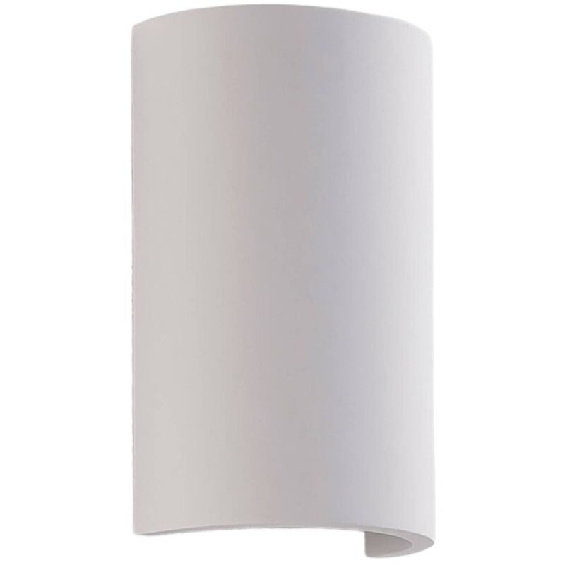 

Lindby - Aplique LED de escayola Jenke de gran efecto