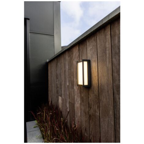 Aplique LED de exterior Lutec Qubo 5193001118, LED, instalación fija, 18 W, antracita