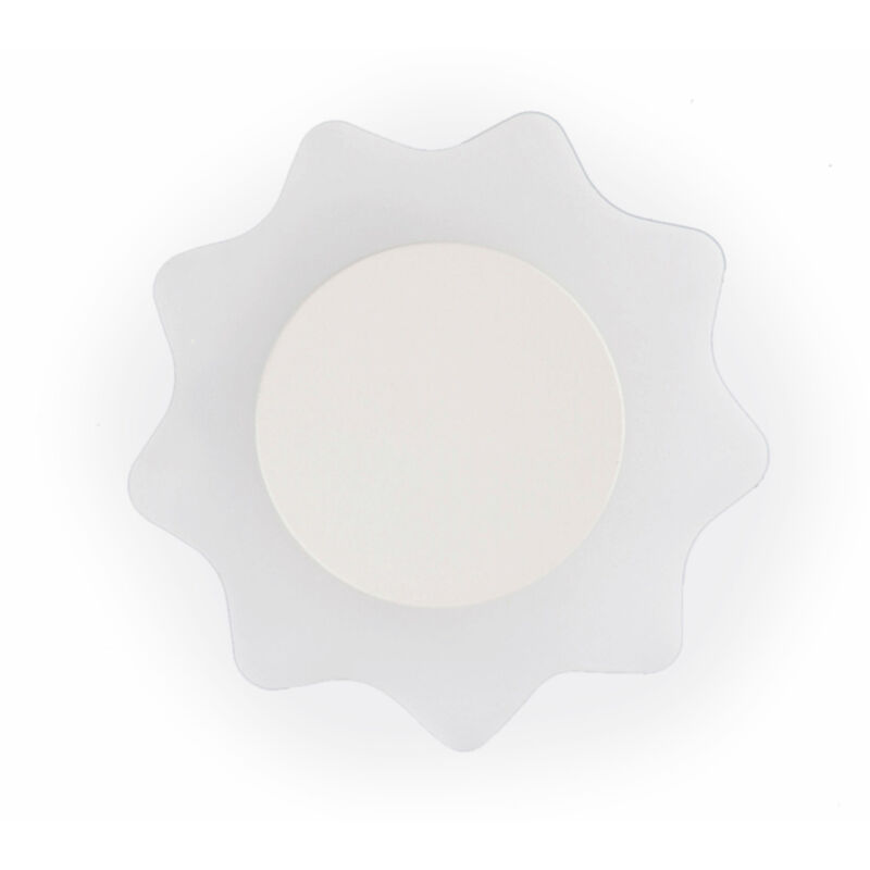 

Aplique LED de pared, luz blanca cálida 6 W con forma de estrella