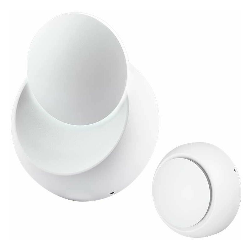 

Aplique LED de pared Serie Design Rotable 5W 360° IP20 Blanco Temperatura de color - 3000K Blanco cálido