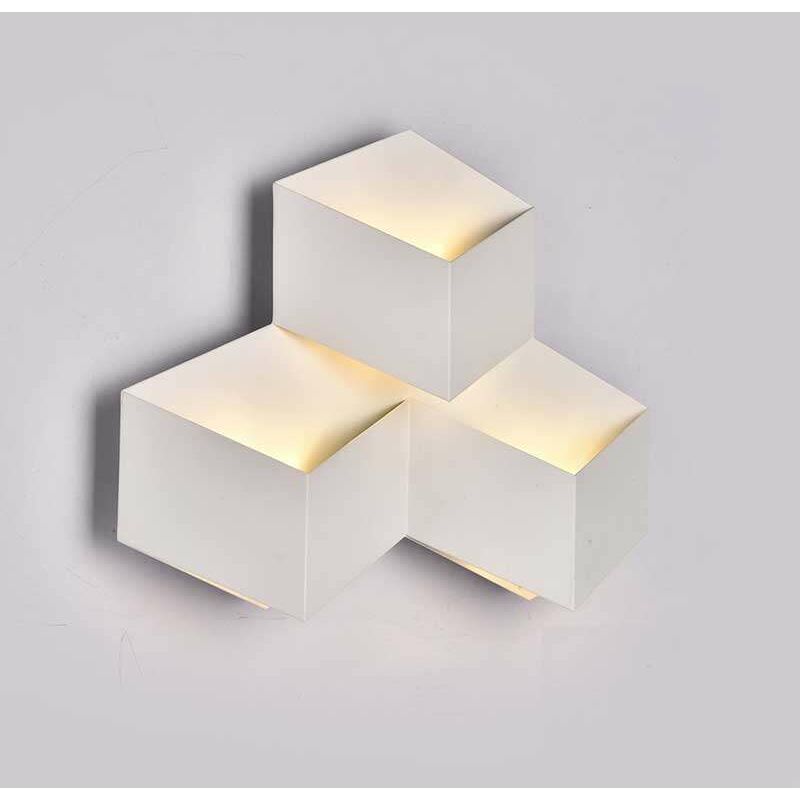 

Aplique LED de pared Serie Geometric 9W 360° IP20 Blanco Temperatura de color - 3000K Blanco cálido